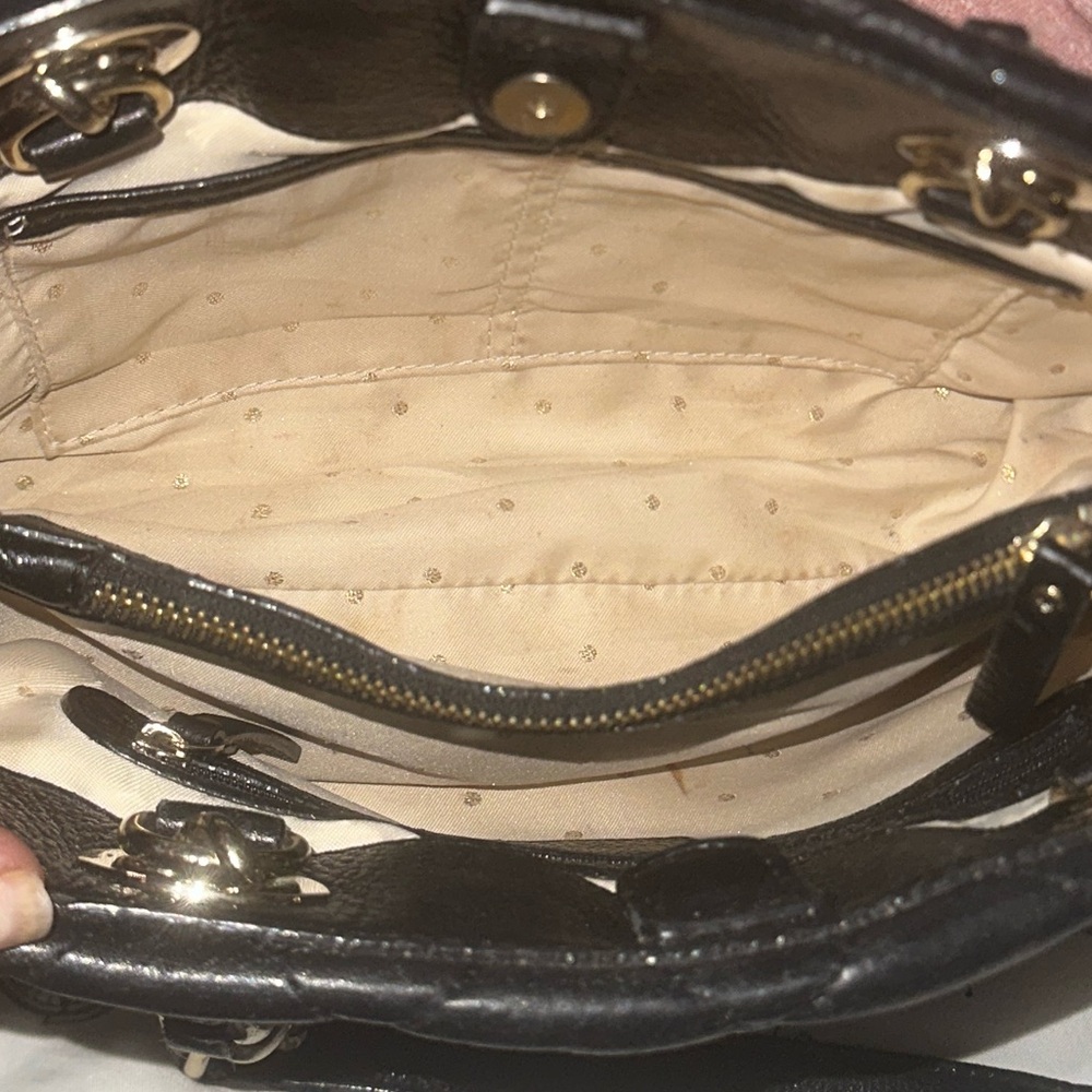 Kate Spade Black Quilted Shoulder Bag with Chain Straps - Picture 8 of 9